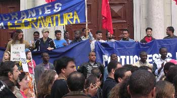 Imigrantes manifestam-se em Lisboa