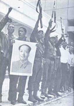 Congoleses apoiam Mao