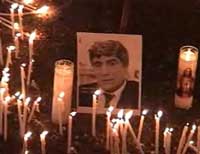 Velas por Hrant Dink