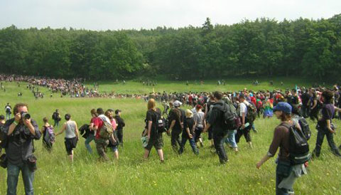 Milhares de pessoas participaram no bloqueio