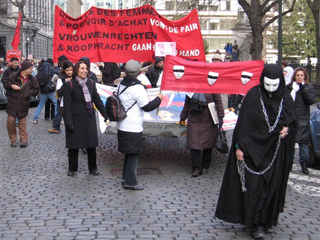 8 de Março em Bruxelas