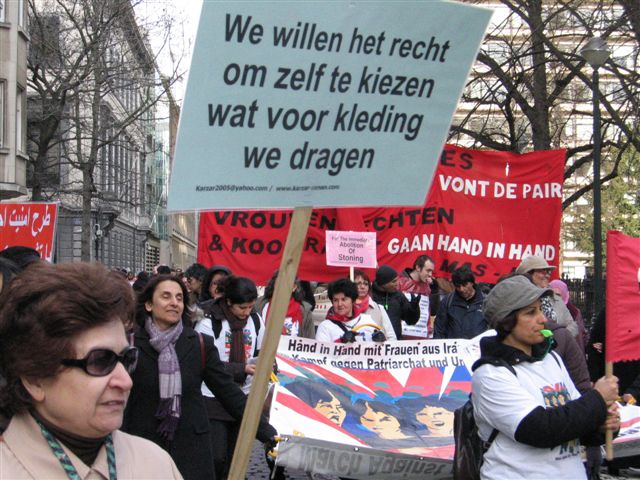 8 de Março em Bruxelas