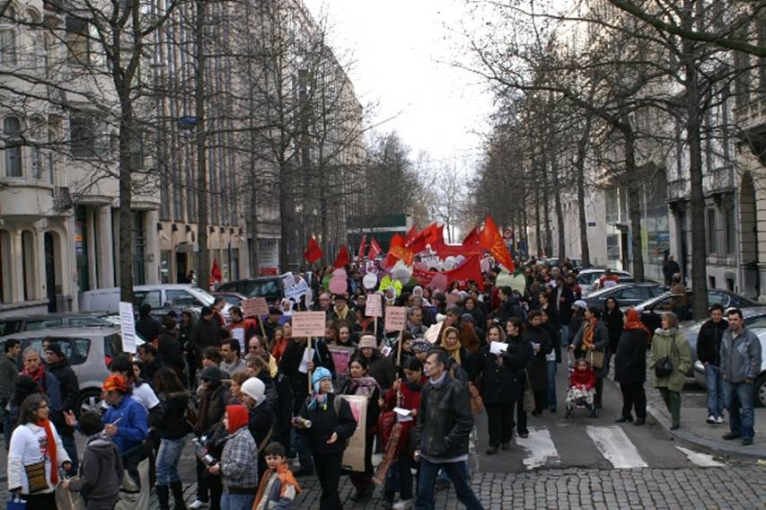 8 de Março em Bruxelas