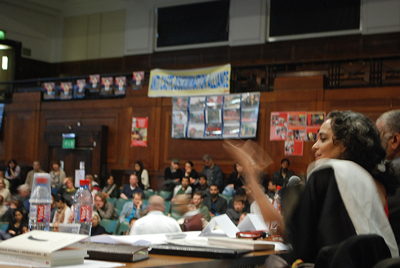 A mesa e a audiência