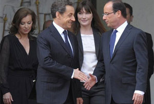 François Hollande e Nicolas Sarkozy