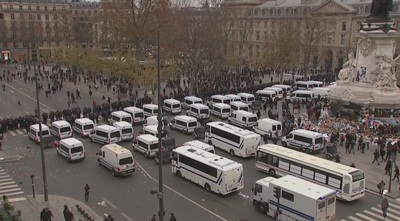 Manifestação contra as alterações climáticas, Paris, 29 de novembro de 2015