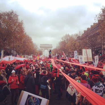 Manifestações contra as alterações climáticas, Paris, 12 de dezembro de 2015