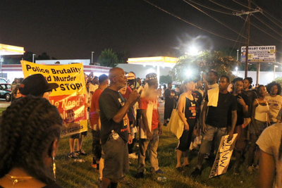 Carl Dix em Baton Rouge a 9 de julho de 2016