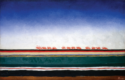 Kazimir Malevich, “A Cavalaria Vermelha”, 1932