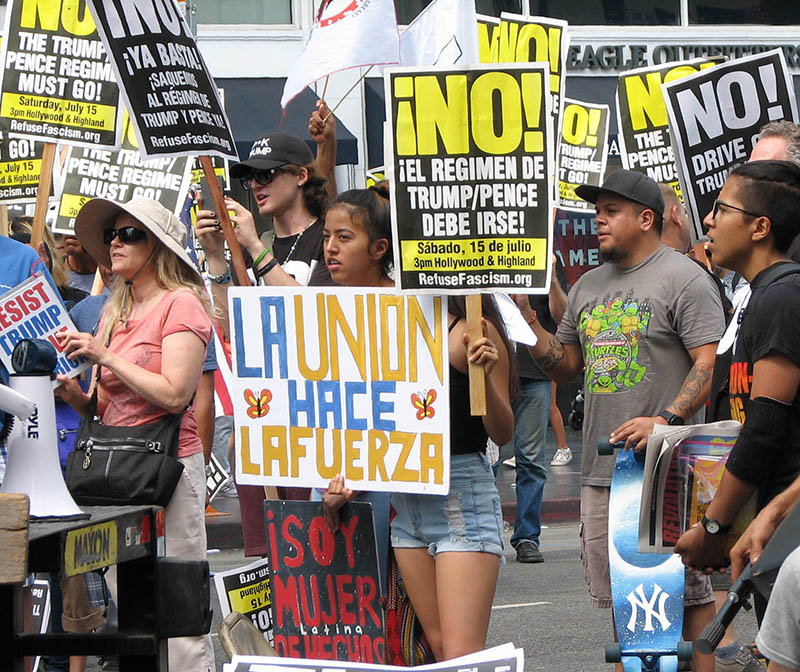 Protestos do 15 de Julho em Los Angeles
