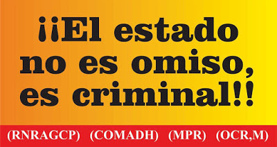 El estado no es omiso, es criminal